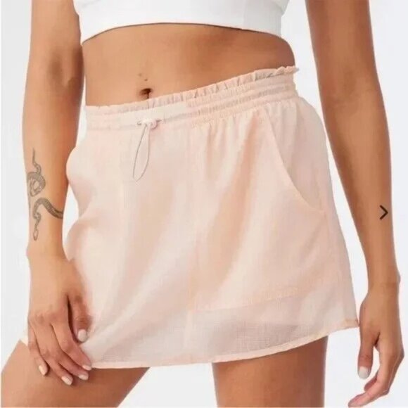 Outdoor Voices Windbreaker Skort Skirt Womens Size L Pickle Ball Golf Athleisure - Picture 1 of 11
